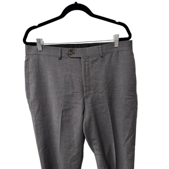 Lauren Ralph Lauren Green Label High Performance Gray Wool Dress Pants Size 34x3 - Picture 2 of 8
